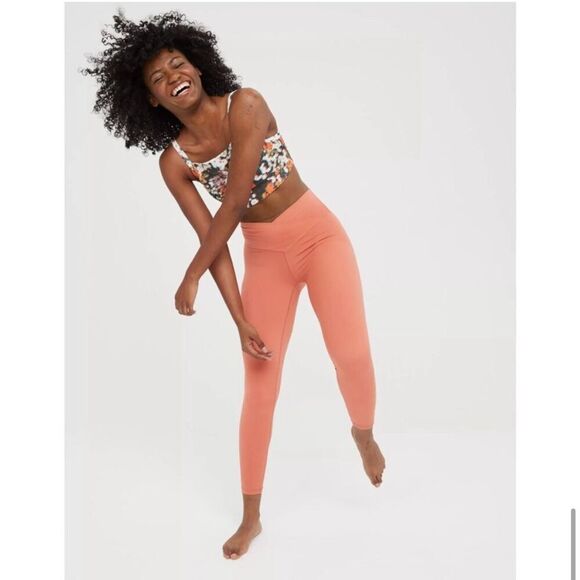 aerie Pants - Aerie Coral Leggings